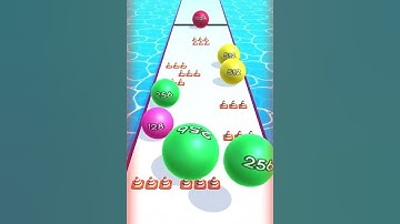 Faster Run 2048 - Ball game 3D ! All Levels Gameplay Part #223 android,ios #shorts #ballgame