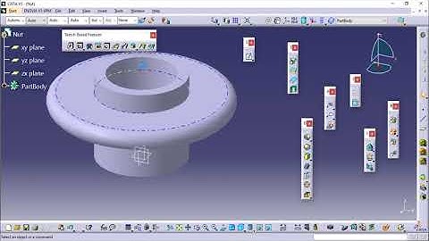 CATIA V5 Tutorials | Nut of Screw Jack