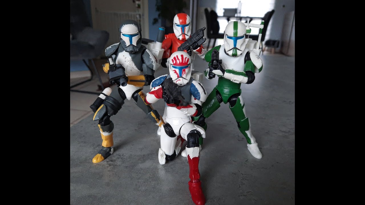 Star Wars The Black Series Republic Commando/Delta Squad Complete Team Overview!