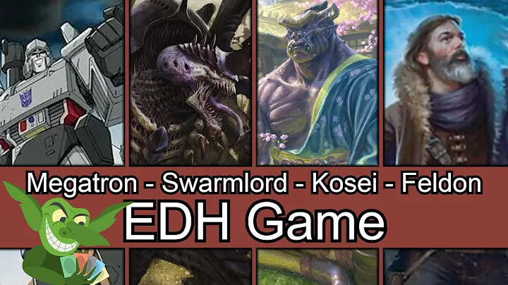 Crossover of the Century! Megatron vs The Swarmlord vs Kosei vs Feldon #edh #cmdr game play