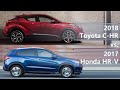 2018 Toyota C-HR vs 2017 Honda HR-V (technical comparison)