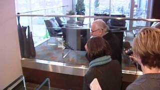 Stephen Duckett's Cookie Exchange with Edmonton media
