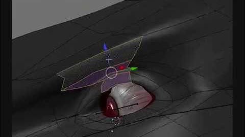 Black Dragon - Modeling, Texturing, Rigging in Blender (WIP 34) Dragon Eye