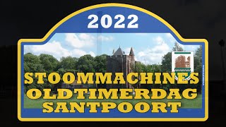 Stoommachines op de Oldtimerdag Santpoort 2022