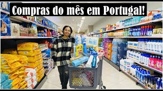 COMPRAS DO MÊS NO MERCADONA 🛒 Quanto gastamos? O MELHOR MERCADO EM PORTUGAL!