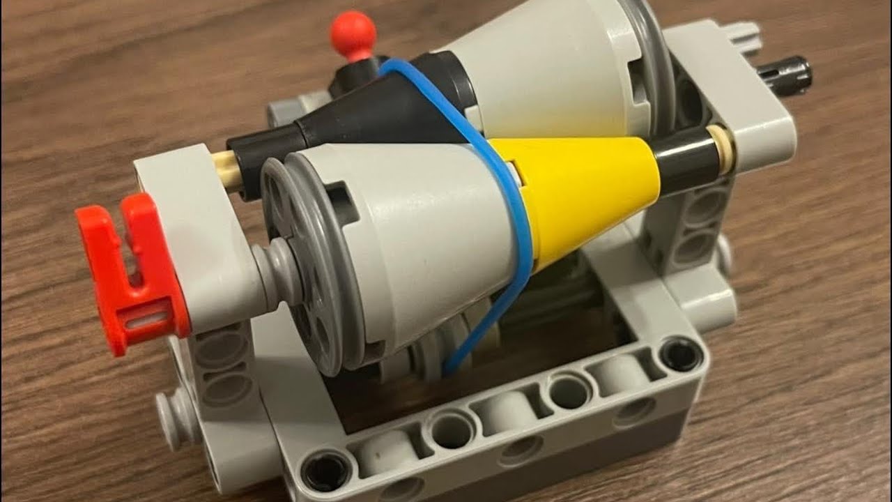 LEGO Technic CVT (Continuous Variable Transmission) Tutorial YouTube