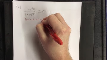 Verifying trigonometric identities, part 2