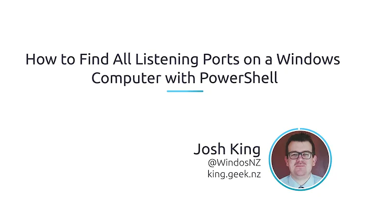 How To Find All Listening Ports On A Windows Computer With PowerShell