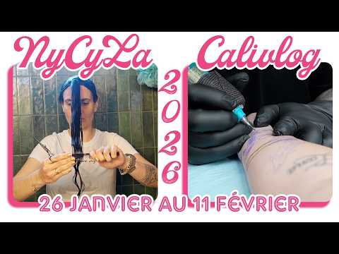 [NYCYLA CALIVLOG] I CUT MY OWN HAIR AND GET A 7-HOUR TATTOO 🤯