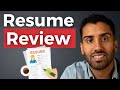 Data Analyst RESUME REVIEW | Improvements & Advice