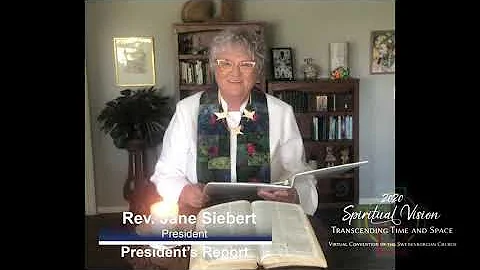 Rev. Jane Siebert's President's Report - 2020
