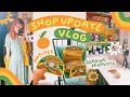 ✿ an extra chill studio vlog ✿ shop prep & little life bits!