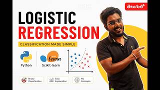 Logistic Regression Complete Theory in Telugu | Binary Classification, Multi-Class &amp; One-vs-Rest