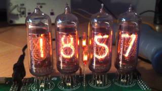 Nixie IN14 & IN16 clock