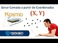 Kosmo SIG: Como gerar Camada a partir de Lista de Coordenadas | Tutorial