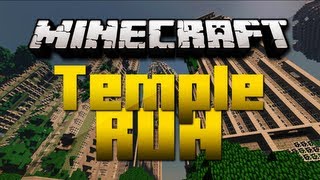 Minecraft Temple Run Parkour Minigame!