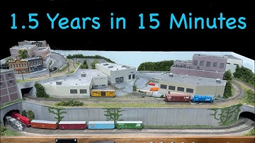 Complete 2’x4’ N Scale Layout Build Timelapse