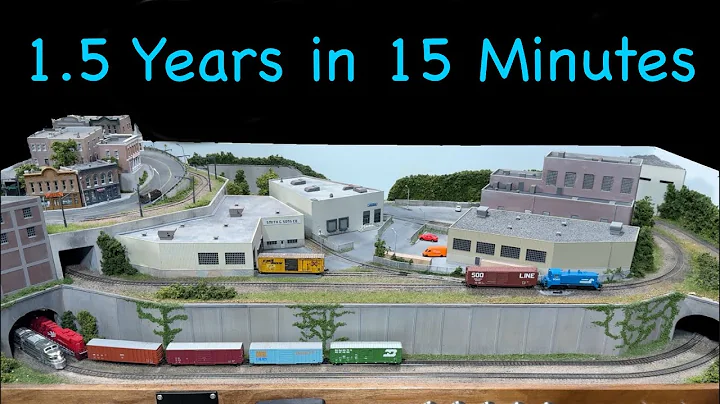 Complete 2’x4’ N Scale Layout Build Timelapse