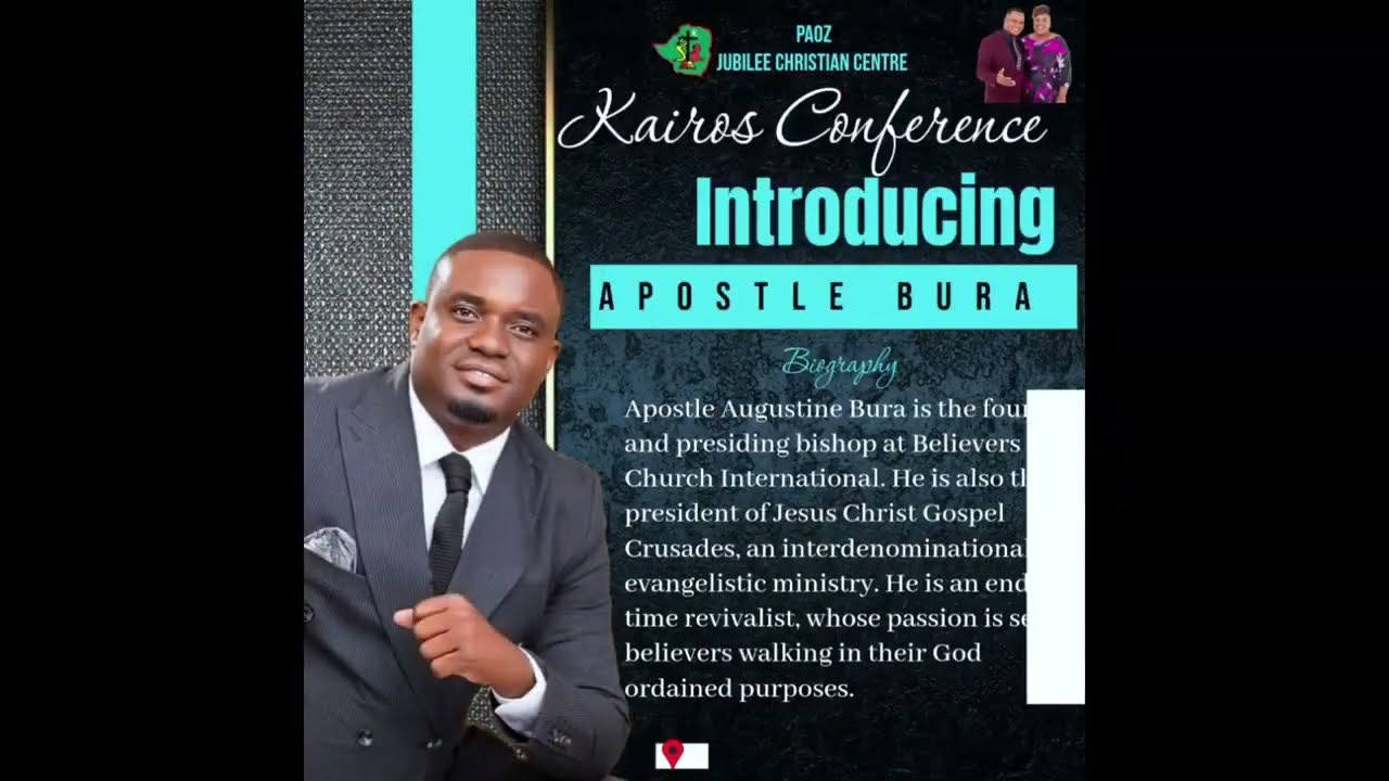 Apostle BURA Kairos conference day 4 || UNLOCKING THE ANOINTING FOR AN ASSIGNMENT