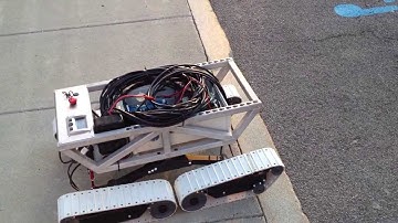 Rescue Robot - Going DOWN a curb