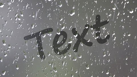 HOW TO MAKE RAINY TEXT ANIMATED ON PHOTOSHOP CS6 | TEXT GIF ANIMATED VIDEO TUTORIALS