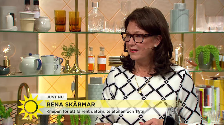 Städexperten: Så rengör du skärm och tangentbord - Nyhetsmorgon (TV4)