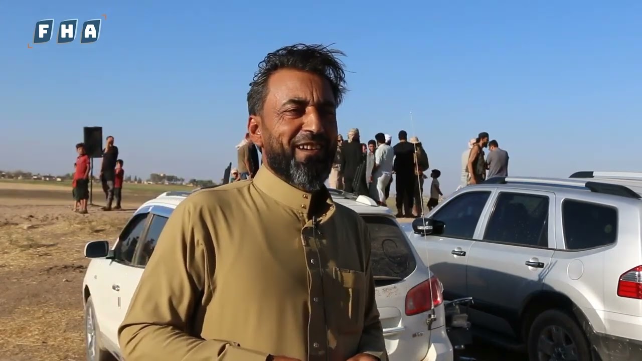 سباق الخيل العربية الأصيلة في منطقة الحسكة راس العين 