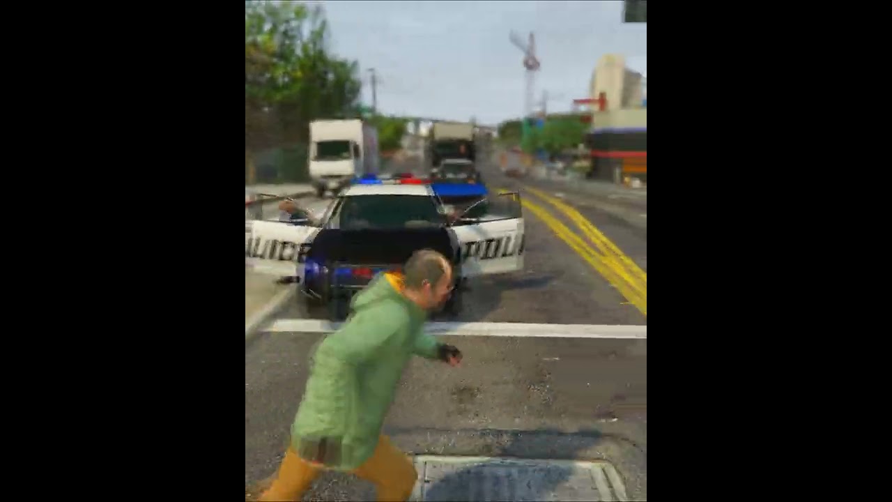 GTA 5 - trevor funny police prank #4 