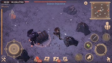 Grim soul. Is there no connected obstacles? No problem! Damned Inquisitor with cart thill.