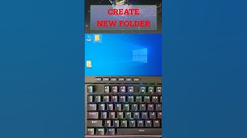 🆕📁Create New folder 📂 #computer #windows #keyboard