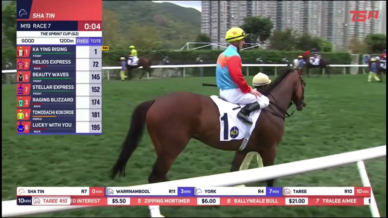 KA YING RISING BROKEN 1200m TRACK RECORD!! | THE SPRINT CUP GROUP