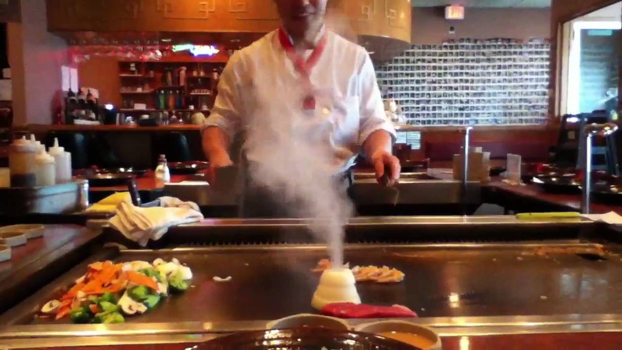 Samurai Japanese Steak House Onion Volcano YouTube