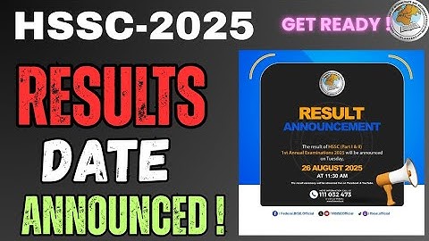 FBISE HSSC Result Date 2025 Announced 🔥 | Federal Board 11th & 12th Class Final Update