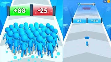 Satisfying Mobile Game - Count Masters: Stickman Games - All Levels Gameplay (Levels 1-20)