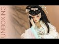 Bjd angell studio asdoll chang er goddess unboxing  box opening