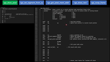 Quick update to 640 x 480 VGA, Ep. #13 - x86 Assembly: Passing Parameters