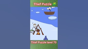 Thief Puzzle game Level 70 walkthrough #youtubeshorts #funny #shortvideo #shorts
