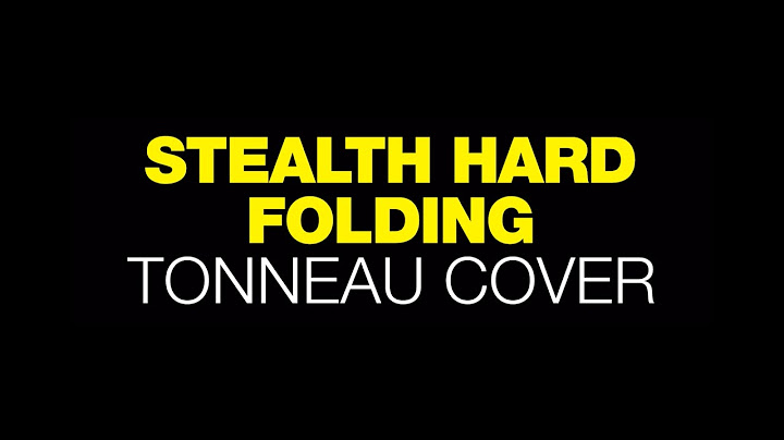 LINE-X Stealth Hard Folding Tonneau Cover