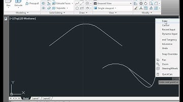AutoCAD 2012 Video Tutorial - Working in the 3D environment - Geometric Continuity