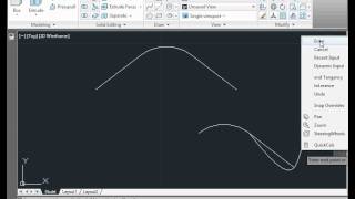 AutoCAD 2012 Video Tutorial - Working in the 3D environment - Geometric Continuity