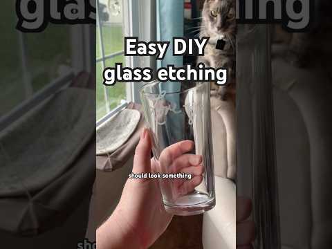 Easy DIY glass