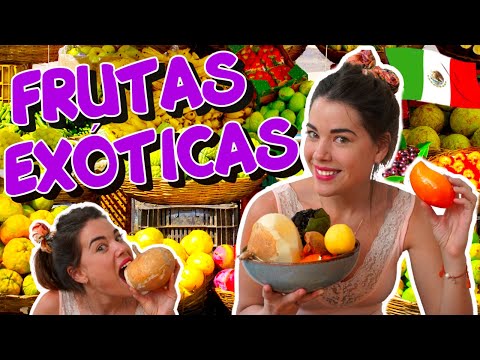 SPANISH 🇪🇸 tasting EXOTIC MEXICAN FRUITS 🇲🇽 | For the FIRST time | CDMX 4K