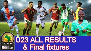 UNDER 23 AFCON QUALIFIERS RESULTS AND NEXT FIXTURES,, BEST GOAL #africanfootball #caf #bestgoals