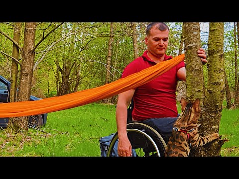 SOLO CAMPING Escape To Silence Camping With My Cat Coffee In The Forest