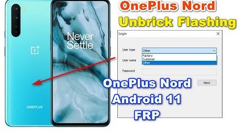 OnePlus Nord ( NORD 5G, OnePlus Z) Android 10  Frp Hang Logo Fix Unbrick Flashing