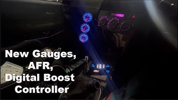 We Fitted New Gauges/AFR and a GFB Digital Boost Controller (How To - Hacks and Tips)