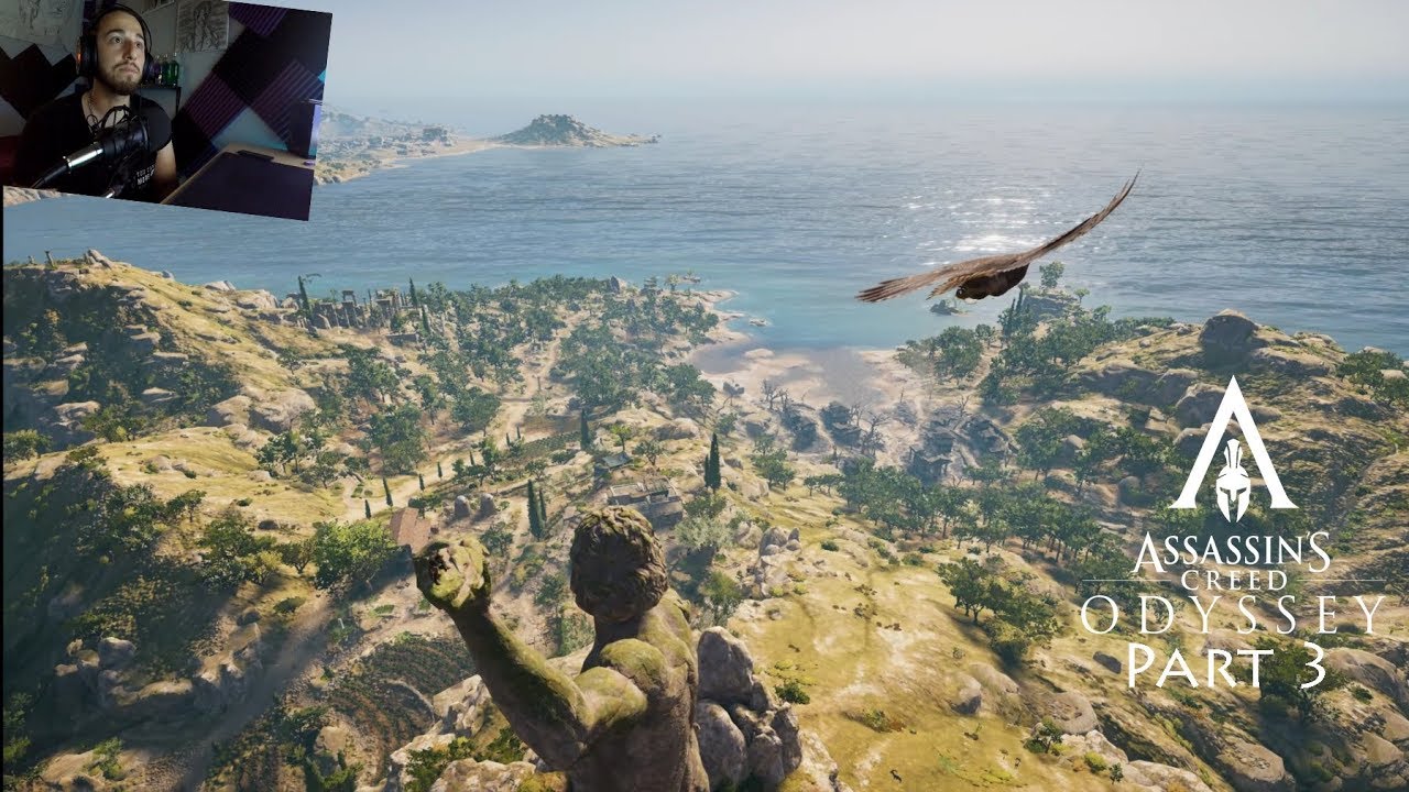 Στο άγαλμα του Δία Assassin's Creed Odyssey (Spear of Kephalos) Part 3 YouTube