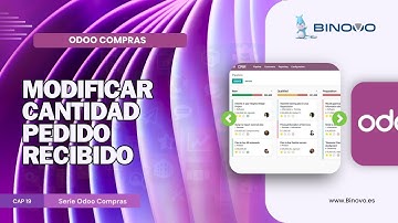 ODOO Compras | Tutorial 19 📌 Cómo modificar la cantidad de un pedido de compra ya recibido