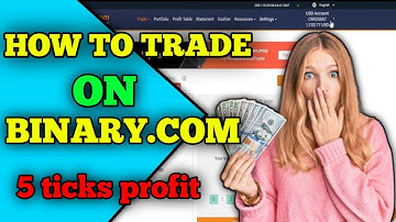 How To Trade On Binary.com EVEN/ODD Strategy - Duration 5 Ticks - 100 % Win Strategy