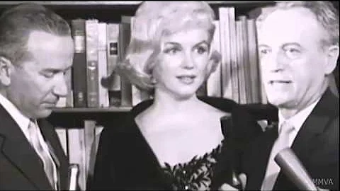 Marilyn Monroe Rare Footage - Press Conference. Th...